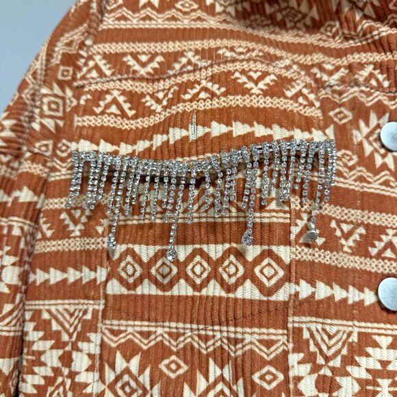 Savanna Jane Aztec Rhinestone Jacket - Picture 6 of 12